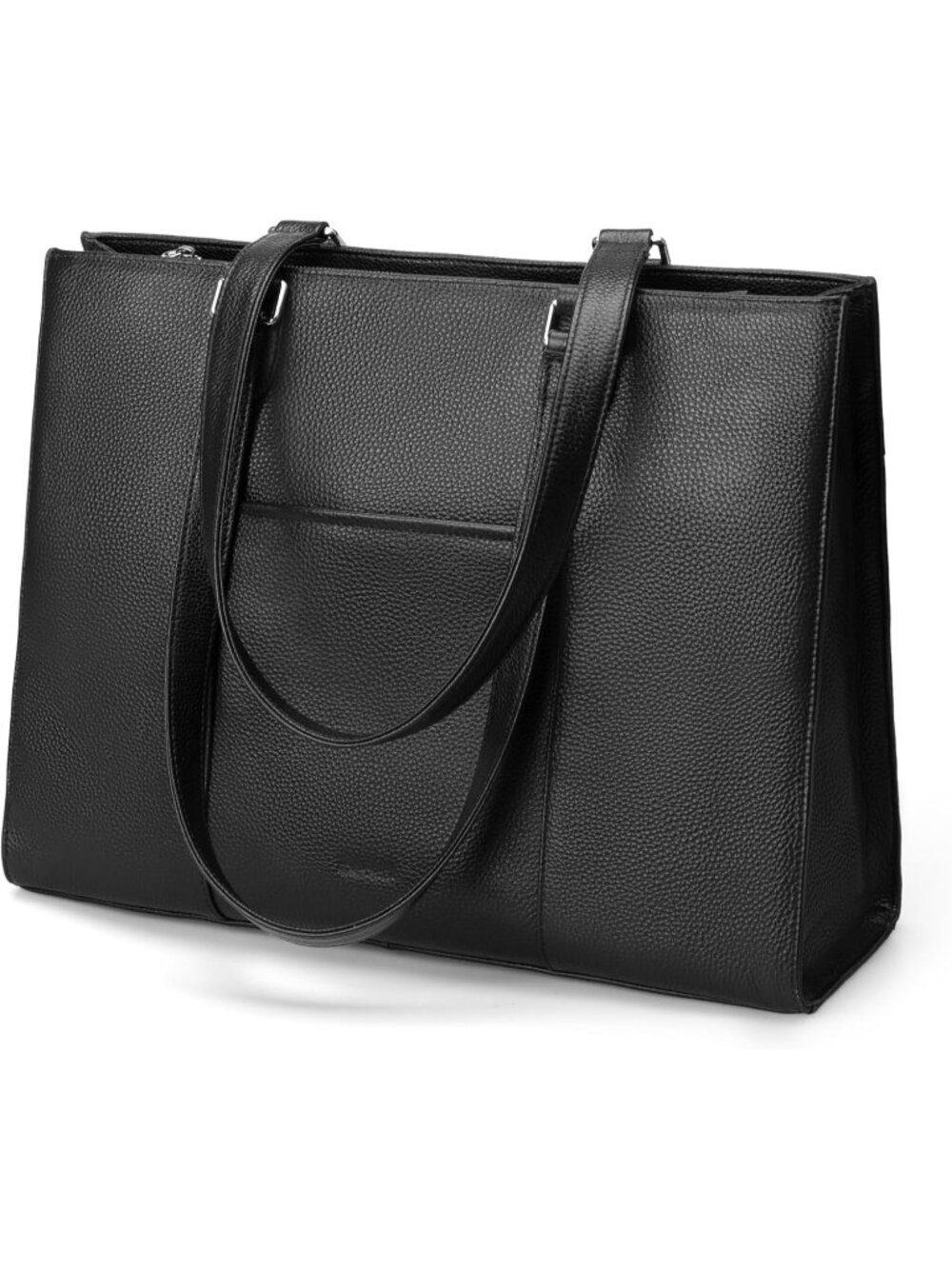 Women Z2-black  Leather Shoulder Satchel Laptop Compartment Bag